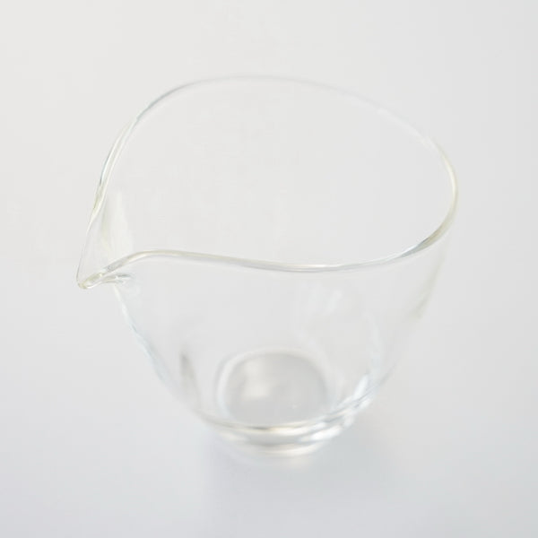 茶海 ガラス 水滴斜 200ml