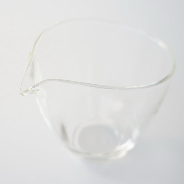 茶海 ガラス 水滴斜 200ml