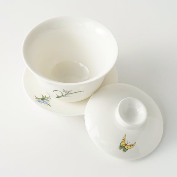 蓋碗 大 黄蝶/蘭花/桔梗 100ml – 遊茶オンラインショップ
