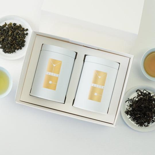 【リーフティー缶入2種セット】台湾茶の人気銘柄(清香凍頂烏龍茶40g+蜜香東方美人20g)