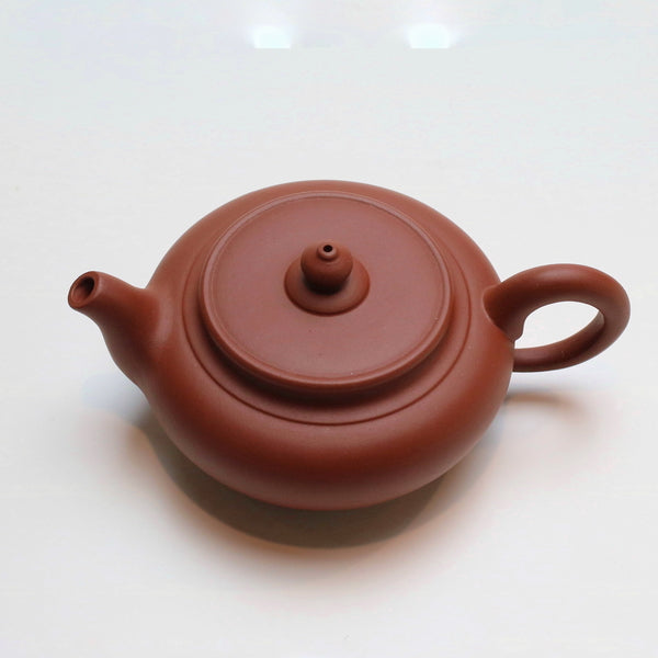中国 紫砂 朱泥 花形 蝶摘 急須 茶壷 在銘 M R5878