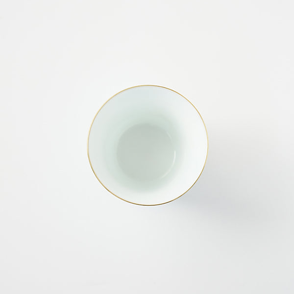 【001】景徳鎮粉彩扒花 茶杯 淡藍色 （花鳥） 30ml