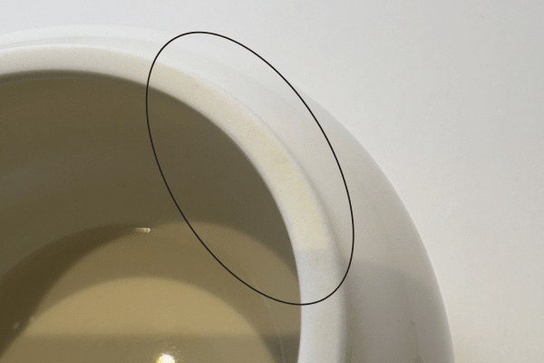 【OUTLET ランク3★★★】【外観に難ありのため特別価格】磁器ポット 水平壷 牙白 130ml