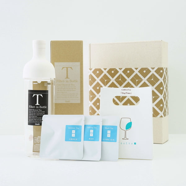 ﾌｨﾙﾀｰｲﾝﾎﾞﾄﾙ ﾎﾜｲﾄ ColdBrewTeas3種「DayTime」