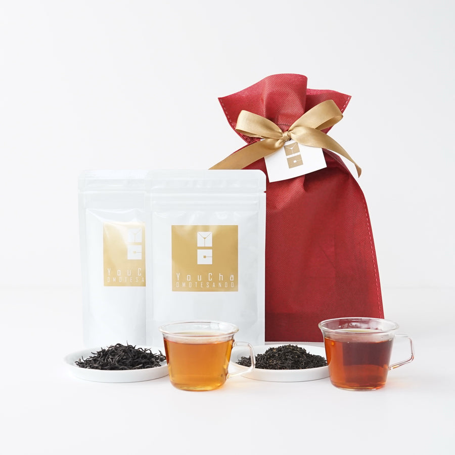 【紅茶の日キャンペーンポイント2倍】【リーフティー2種セット】祁門紅茶20g＋日月潭紅玉紅茶20g（ギフトバック包装）