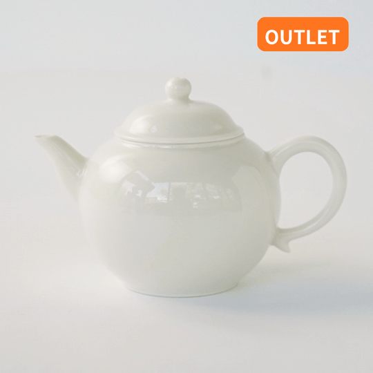 【OUTLET ランク3★★★】【外観に難ありのため特別価格】磁器ポット 牙白 小鳳仙 85ml