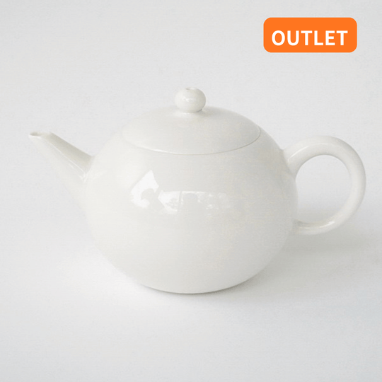 【OUTLET ランク5★★★★★】【在庫限りの特別価格】磁器ポット 圓珠 牙白 140ml