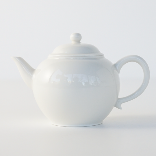 磁器ポット 中鳳仙壷 牙白 115ml