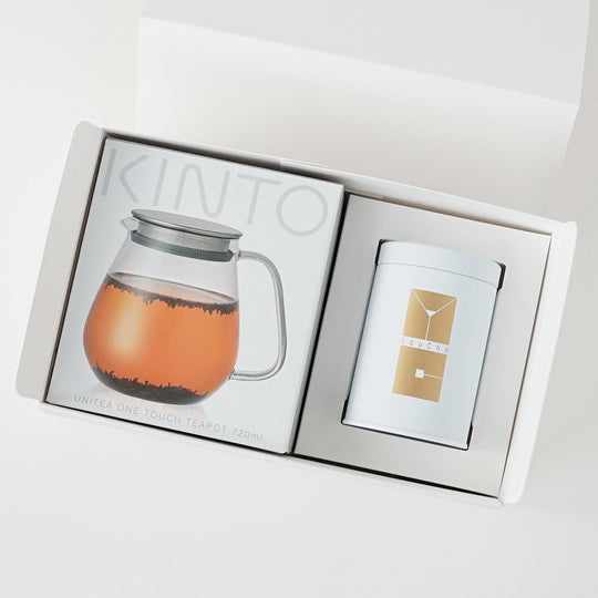 ワンタッチティーポット&工芸茶コレクションセット Flower Crafted Tea & Glass Tea Pot