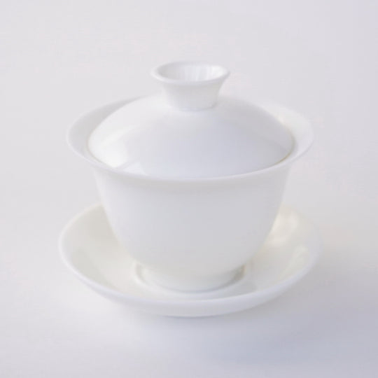 【OUTLETランク3★★★】【外観に難ありのため特別価格】 蓋碗 白玉瓷 120ml