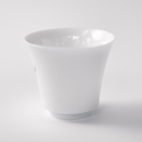 【OUTLET ランク3★★★】【外観に難ありのため特別価格】飲杯 高白玉瓷 寿桃 35ml