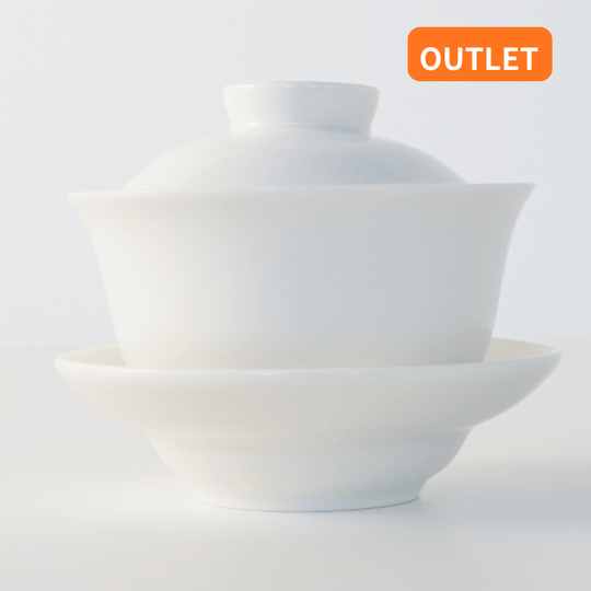 【OUTLET ランク5★★★★★】【在庫限りの特別価格】蓋碗 牙白 130ml