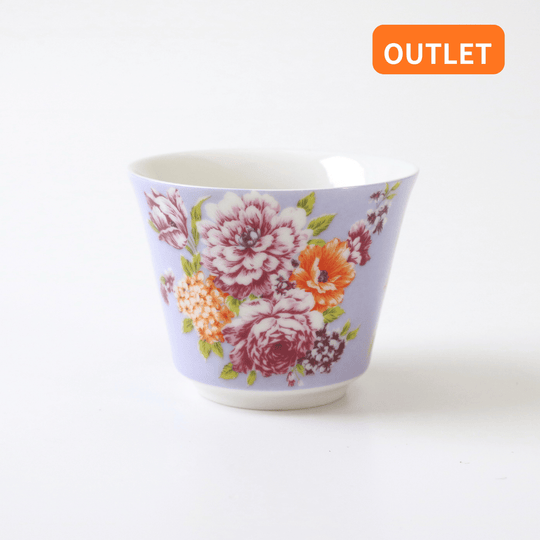 【OUTLETランク5★★★★★】【在庫限りの特別価格】飲杯 台湾花布柄 薄紫 55ml