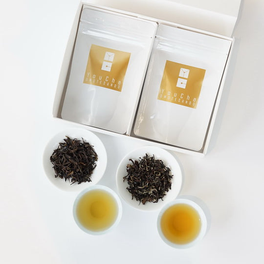 【リーフティー/アルミパック入2種セット】"香り自慢の烏龍茶"　(蜜香東方美人20ｇ+鳳凰単欉蜜蘭香20g)