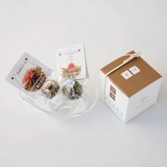 工芸茶 馨花相印・錦上添花 キューブBOX　