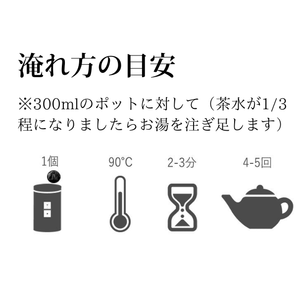 工芸茶心心相印 1個 しんしんそういん