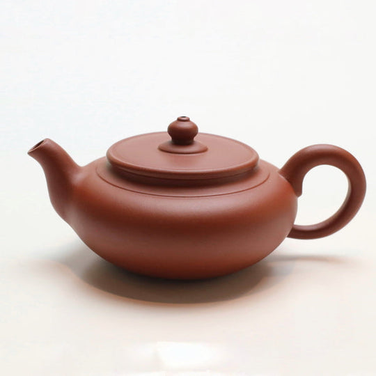 茶壷 宜興紫砂偏古壷 朱泥 105ml