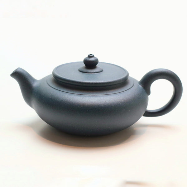 茶壷 宜興紫砂偏古壷 緑泥 120ml