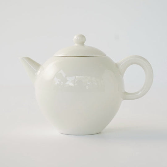 【OUTLET ランク5★★★★★】磁器ポット 明月茶壷 牙白 150ml