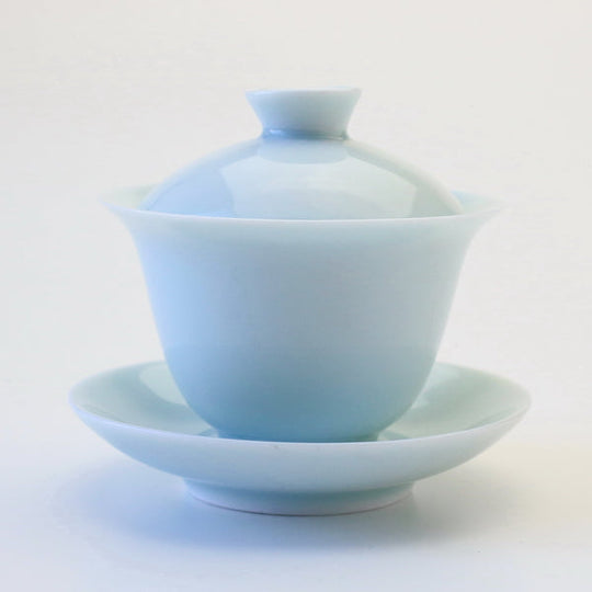 色蓋碗 パウダーブルー 110ml