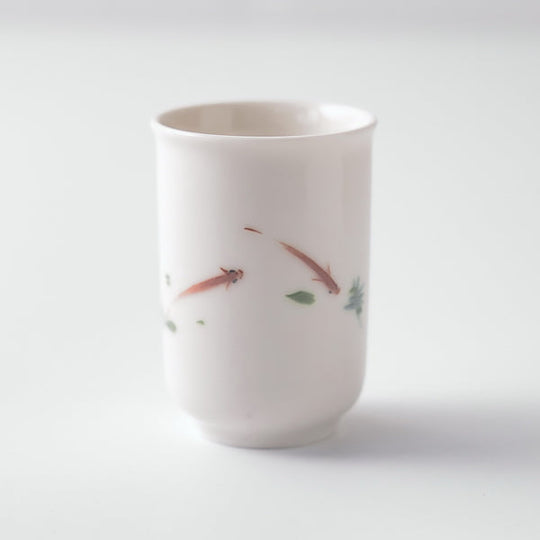 【OUTLETランク5★★★★★】【在庫限りの特別価格】飲杯 聞香杯 牙白 浮魚 35ml