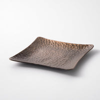 OUTLETランク5】【在庫限りの特別価格】金属茶托 紅銅 四方 – 遊茶